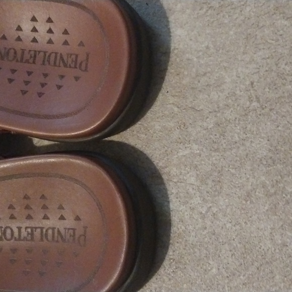 Pendleton Madeira Beach Thong Sandals - Orange/Red Size 7 - Picture 4 of 8